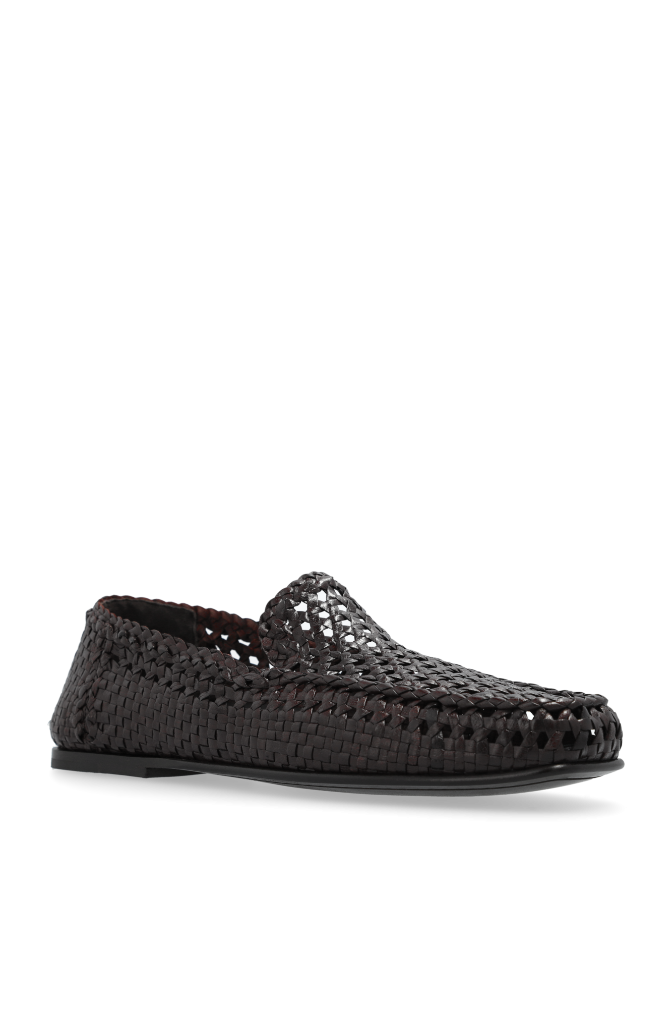 ★DOLCE&GABBANA★レザーシューズ★8(26.5)★茶　ブラウン★ 20-60代からのファッション通販 ☆DOLCE&GABBANA☆レザー